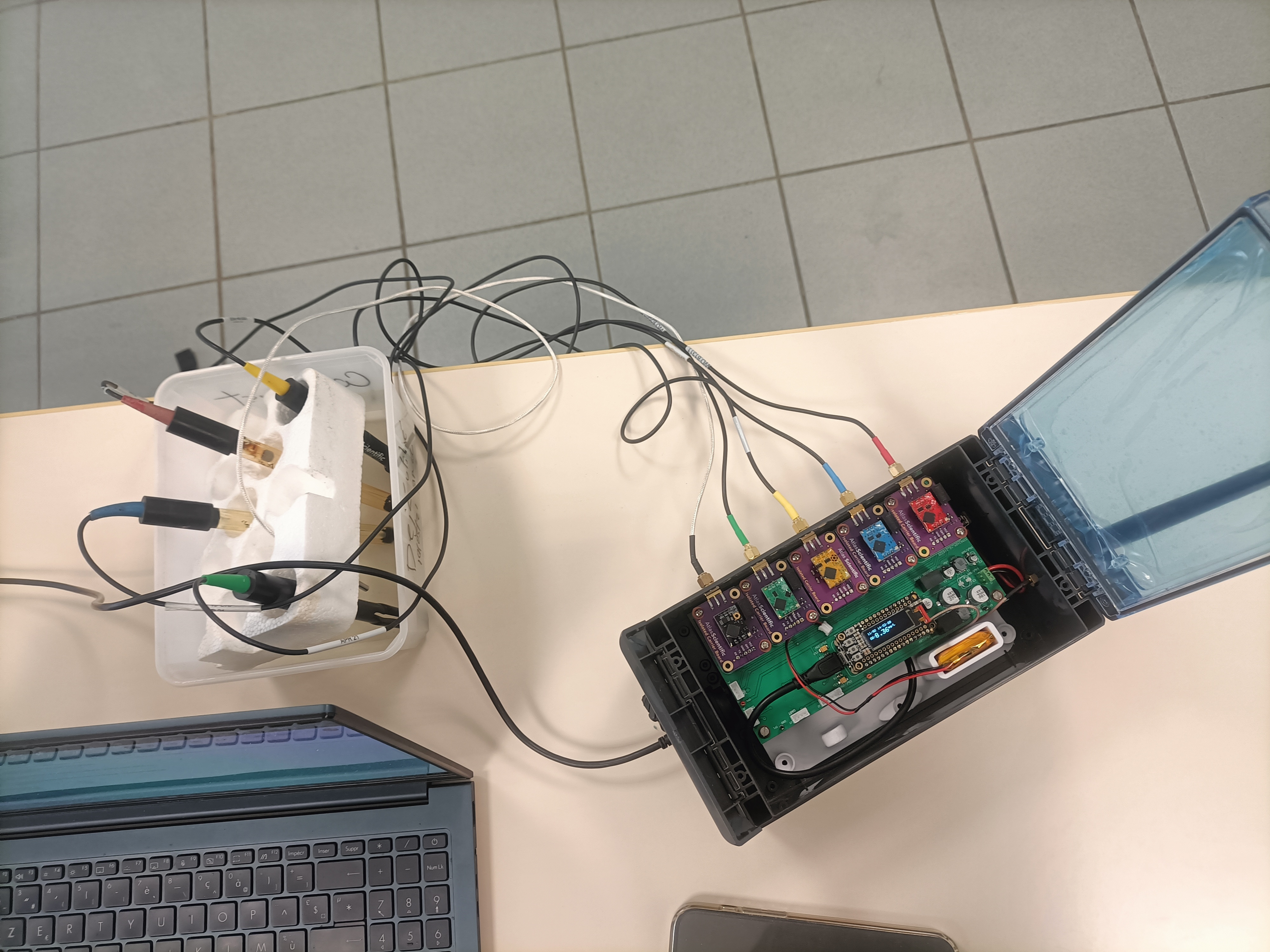 Vue complète du système Arduino